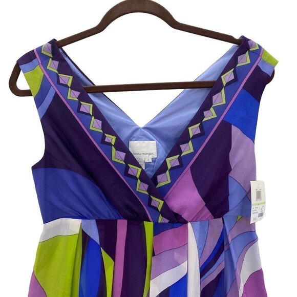 Donna Morgan Galaxy Grometric Dress Women's Size 4 - Picture 2 of 6